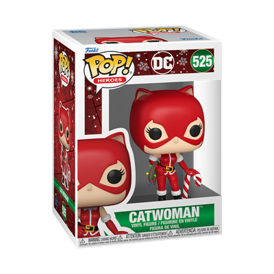 Funko POP Heroes: Holiday '24 – Catwoman with candy cane