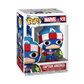 Funko POP Marvel: Holiday S4 – Capt. America with wreath shield