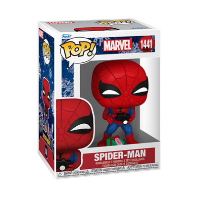 Funko POP Marvel: Spiderman med Öppen Present