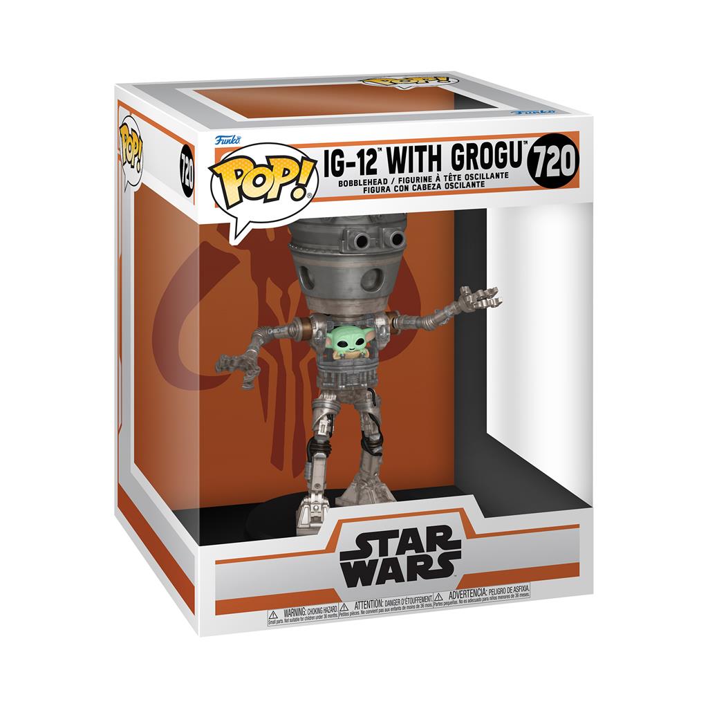 Funko POP Deluxe: MND S10 – Grogu (IG - 12) Figur