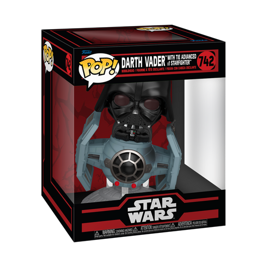 Funko POP Rides DLX: SWD - TIE Advanced x1 med Vader