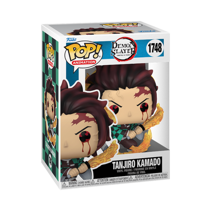 Funko POP Animation: DS - Tanjiro (Sun Breathing) Figur