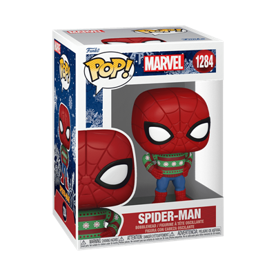 Funko POP Marvel: Holiday - Spider - Man w/ Ugly Sweater