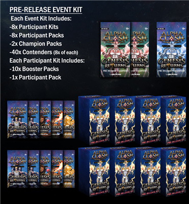 Alpha Clash - Genesis Returns Pre-Release Event Kit - EN