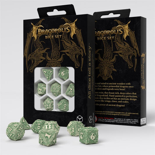 Q Workshop Dracopolis Dice Set - The Andean Longneck