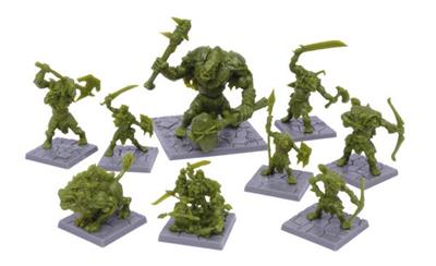 Dungeon Saga - Green Rage: Miniature Set - EN