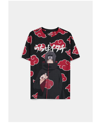 aruto Shippuden - Itachi Clouds - Digital Printed T-shirt - Size S