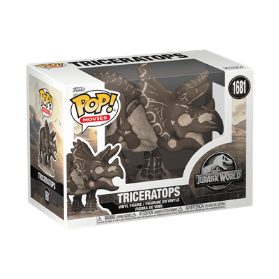 Funko POP Movies: JP Fossil - Triceratops Samlarfigur