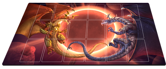 Neverrift TCG Playmat: Twin Dragons