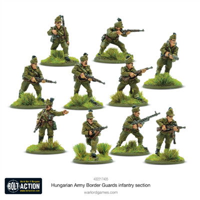 Bolt Action - Hungarian Army Border Guards Infantry Section - EN