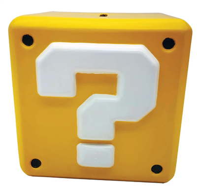 Super Mario (Question Mark Block) Shaped Sparbössa