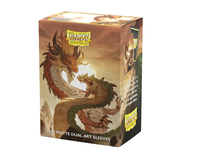 Dragon Shield Sleeves - Standard size - Matte Dual Art - Wood Snake 2025 (100 Sleeves)