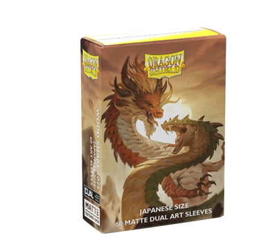 Dragon Shield Sleeves - Japanese size - Matte Dual Art - Wood Snake 2025 (60 Sleeves)