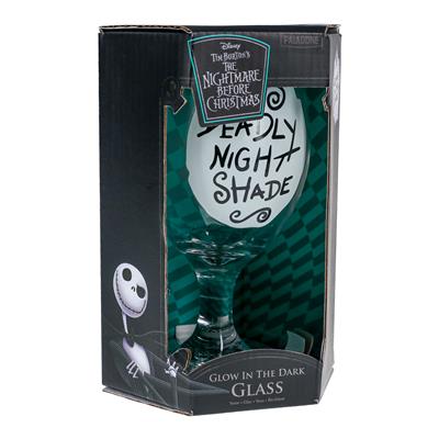 The Nightmare Before Christmas Glow in the Dark Glass