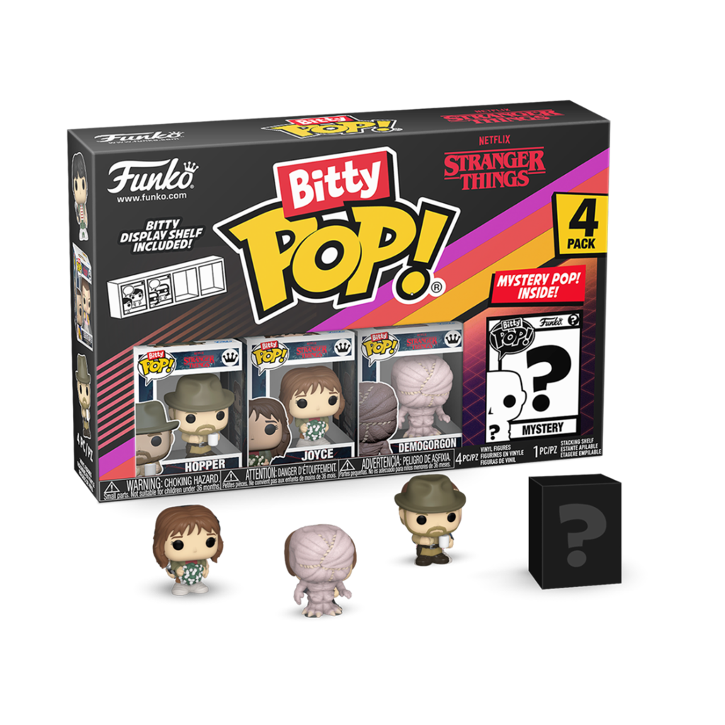 Funko Bitty POP Stanger Things Season 1 - Hopper 4PK