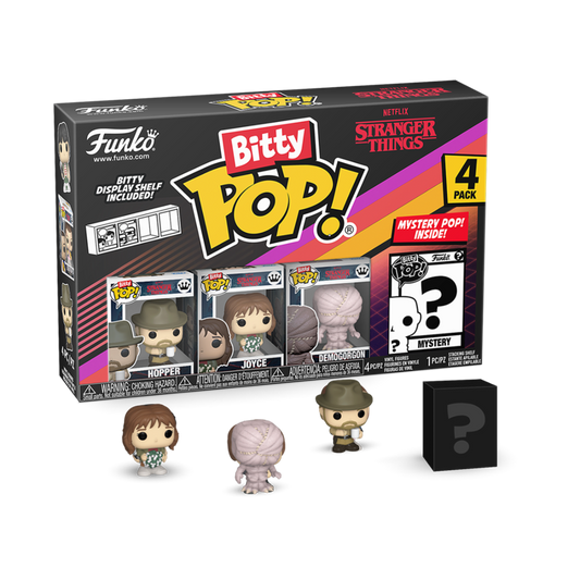 Funko Bitty POP Stanger Things Season 1 - Hopper 4PK