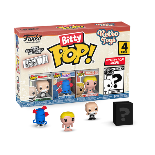 Funko Bitty POP Retro Toys - Mr. Monopoly 4PK