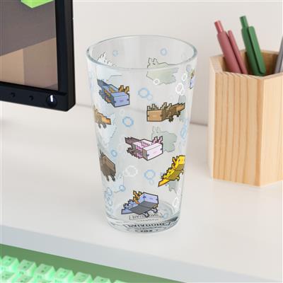 Minecraft Axolotl Glass