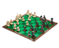 Minecraft - Chess Set Overworld Heroes vs. Hostile Mobs