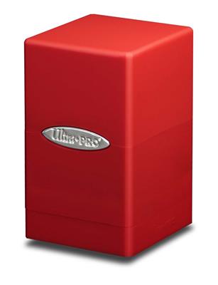 UP Deck Box Satin Tower Red – För Kort och Tillbehör