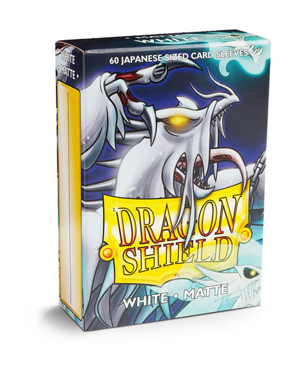 Dragon Shield Small Sleeves - Japansk Matt Vit (60 Sleeves)