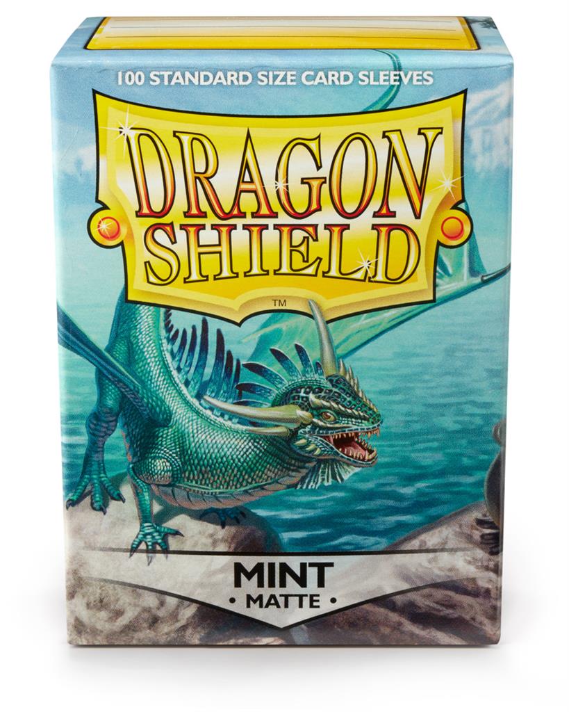 Dragon Shield Standard Sleeves - Matte Mint (100 Sleeves)