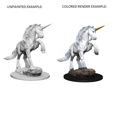 Pathfinder Deep Cuts Unpainted Miniatures - Unicorn