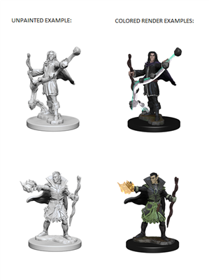 Pathfinder Deep Cuts Unpainted Miniatures - Elf Male Sorcerer