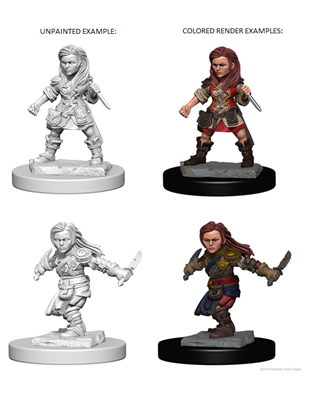 D&D Nolzur's Marvelous Unpainted Miniatures - Halfling Female Rogue