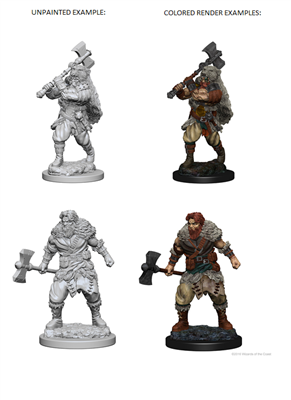 D&D Nolzur's Marvelous Unpainted Miniatures - Human Male Barbarian