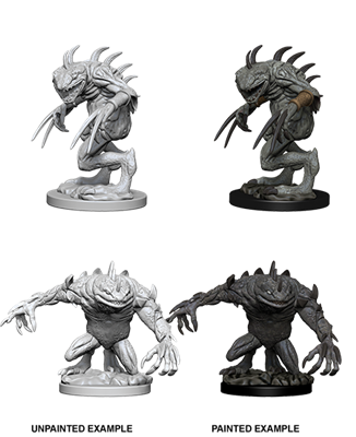 D&D Nolzur's Marvelous Miniatures - Grey Slaad & Death Slaad