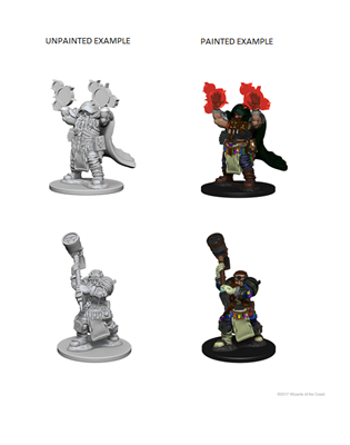 D&D Nolzur's Marvelous Miniatures - Dwarf Male Cleric