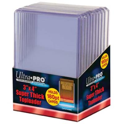 UP - Toploader - 3" x 4" Super Thick 180PT (10 bitar)