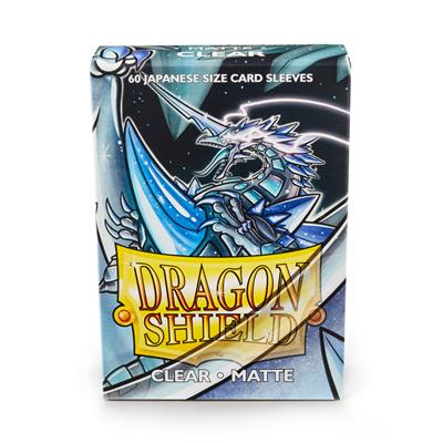 Dragon Shield Small Sleeves - Japanese Matte Clear (60 Sleeves)