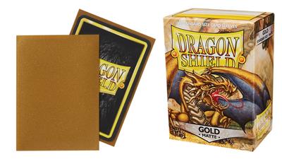 Dragon Shield Standard Sleeves - Matte Gold (100 Sleeves)