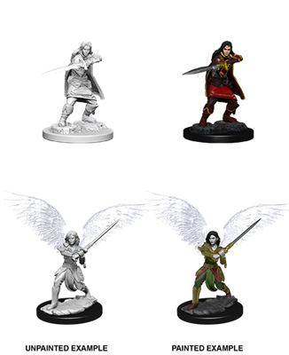 D&D Nolzur's Marvelous Miniatures: Female Aasimar Fighter