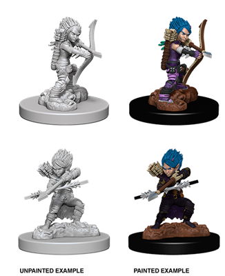 Pathfinder Battles Deep Cuts Unpainted Miniatures - Female Gnome Rogue