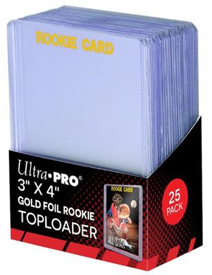 UP - Toploader - 3" x 4" Rookie Gold (25 bitar)