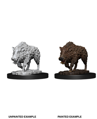 Wizkids Deep Cuts Unpainted Miniatures - Wild Boar