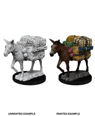 Wizkids Deep Cuts Unpainted Miniatures - Pack Mule