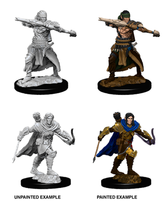 Pathfinder Battles Deep Cuts Unpainted Miniatures - Male Half-Elf Ranger