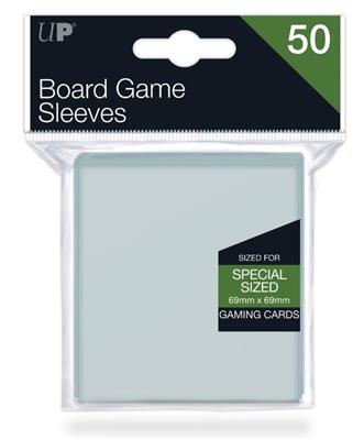 UP - Brädspel Sleeves - Special Size 69x69mm (50 Sleeves)