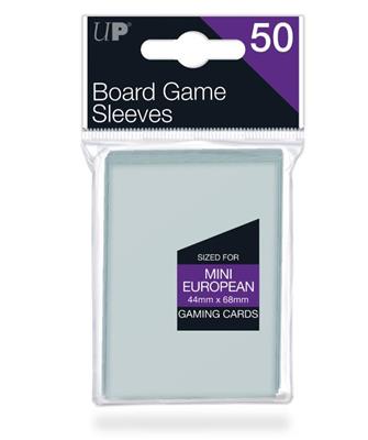 UP - Brädspel Sleeves - Euro Mini Size 44x68mm (50 Sleeves)