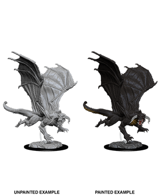 D&D Nolzur's Marvelous Miniatures - Young Black Dragon