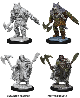 D&D Nolzur's Marvelous Miniatures - Male Half-Orc Barbarian