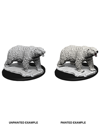 Wizkids Deep Cuts Unpainted Miniatures - Polar Bear