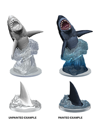 Wizkids Deep Cuts Unpainted Miniatures - Shark