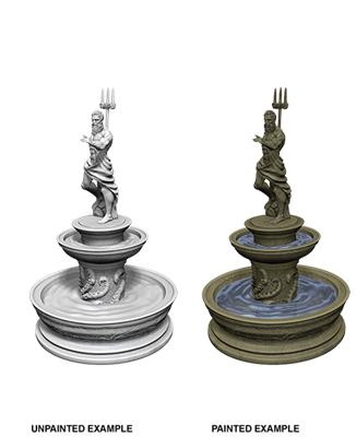 Wizkids Deep Cuts Unpainted Miniatures - Fountain