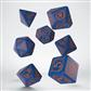 Wizard Dark-blue & orange Dice Set