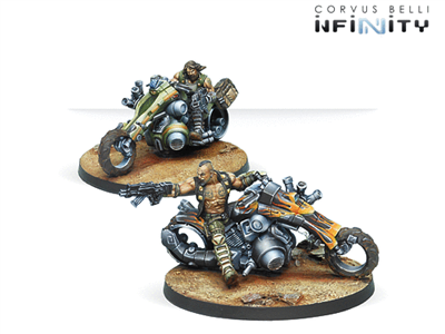 Infinity: Kum Motorized Troops - Re-sculpt